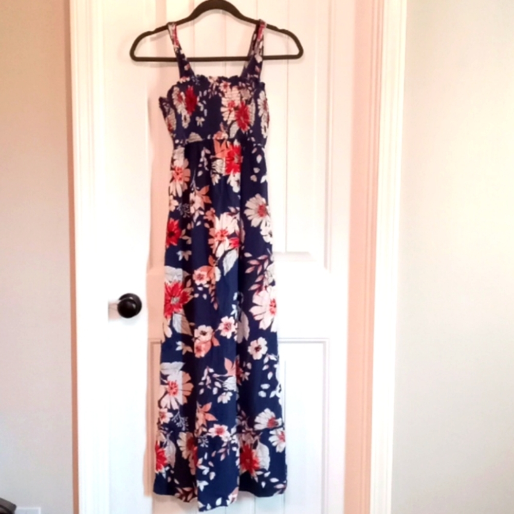 Blue Floral Dress